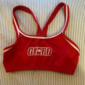 Lifeguard bikini top!